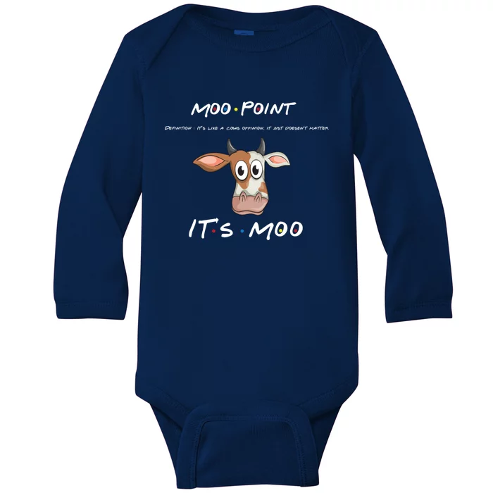 Moo Point Gift Baby Long Sleeve Bodysuit