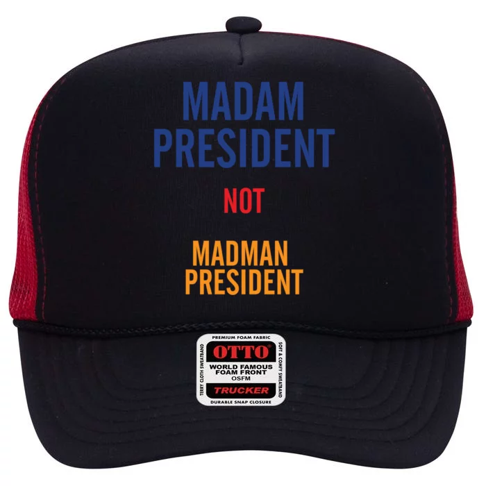 Madam President Gift High Crown Mesh Trucker Hat