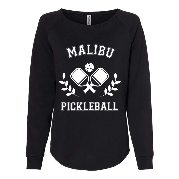 Malibu Pickleball Gift Womens California Wash Sweatshirt