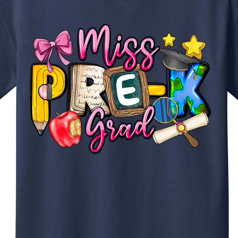 Miss PreK Grad Graduation Last Day Of School Kids T-Shirt