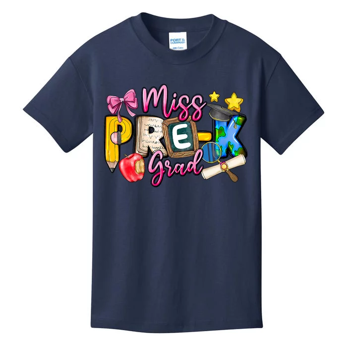 Miss PreK Grad Graduation Last Day Of School Kids T-Shirt