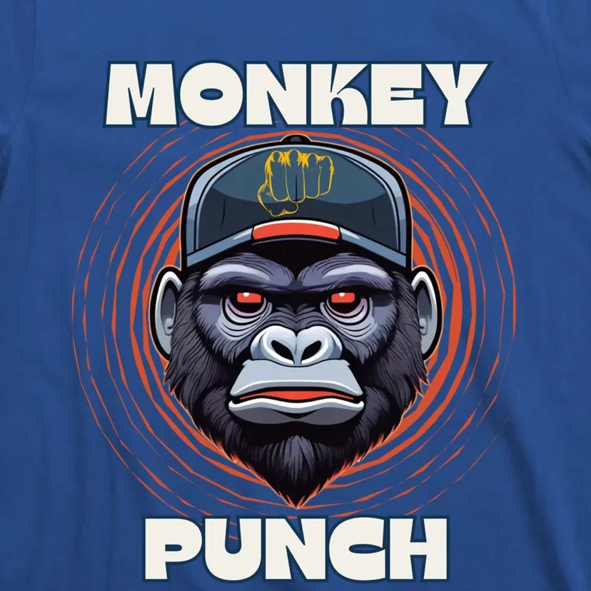 Monkey Punch Graphic Animal Vibes Gift T-Shirt