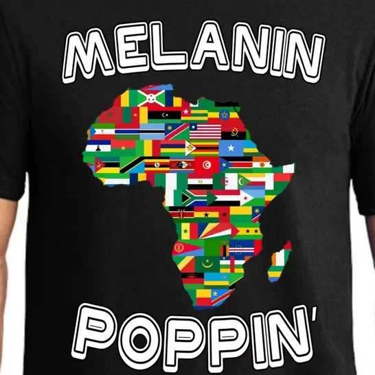 Melanin Poppin Gift Pajama Set