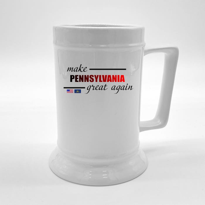 Make Pennsylvania Great Again Front & Back Beer Stein