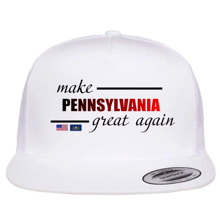 Make Pennsylvania Great Again Flat Bill Trucker Hat