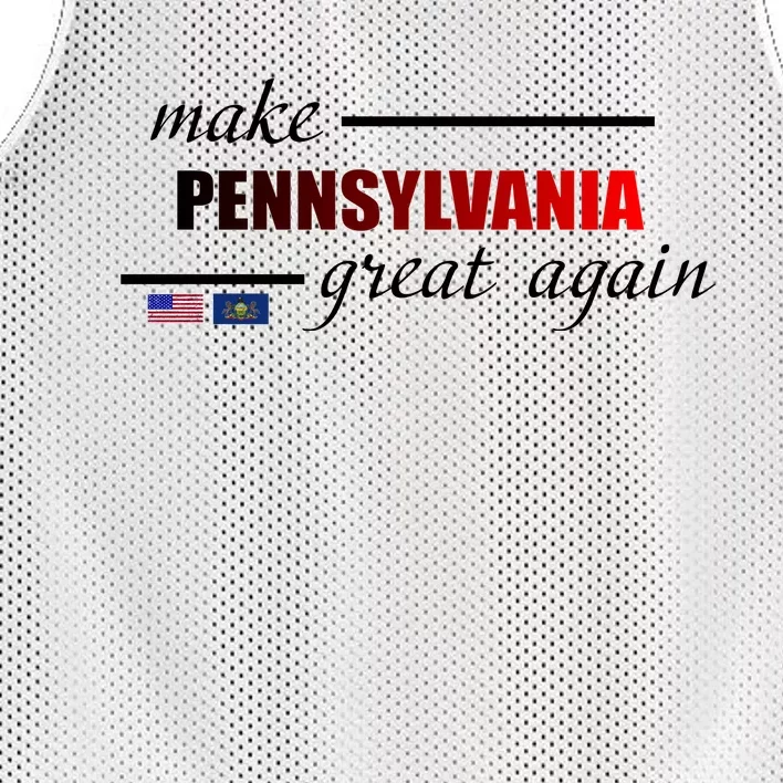 Make Pennsylvania Great Again Mesh Reversible Basketball Jersey Tank