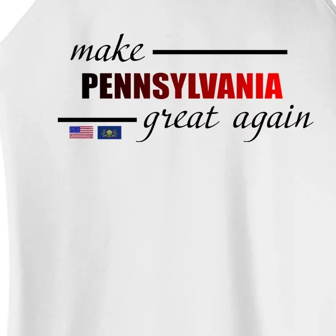 Make Pennsylvania Great Again Women’s Perfect Tri Rocker Tank