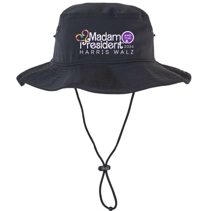 Madam President Harris Walz And Tim 2024 Legacy Cool Fit Booney Bucket Hat