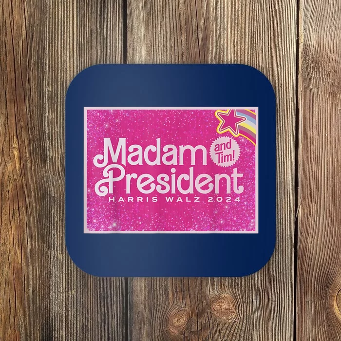 Madam President Harris Waltz 2024 Coaster