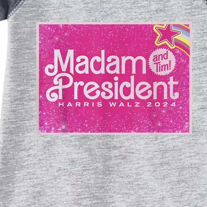 Madam President Harris Waltz 2024 Infant Baby Jersey Bodysuit