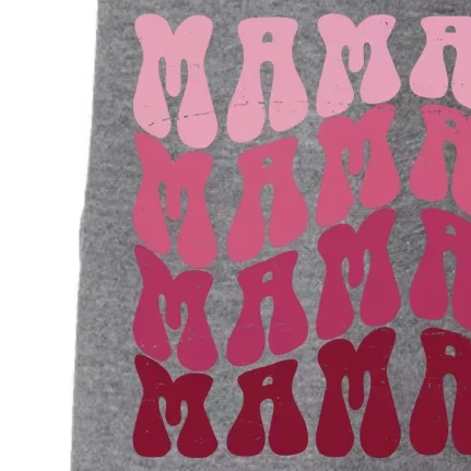 Mama Pink Hippie Retro Doggie 3-End Fleece Hoodie