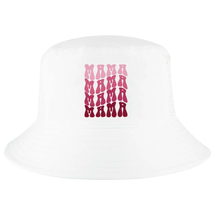 Mama Pink Hippie Retro Cool Comfort Performance Bucket Hat