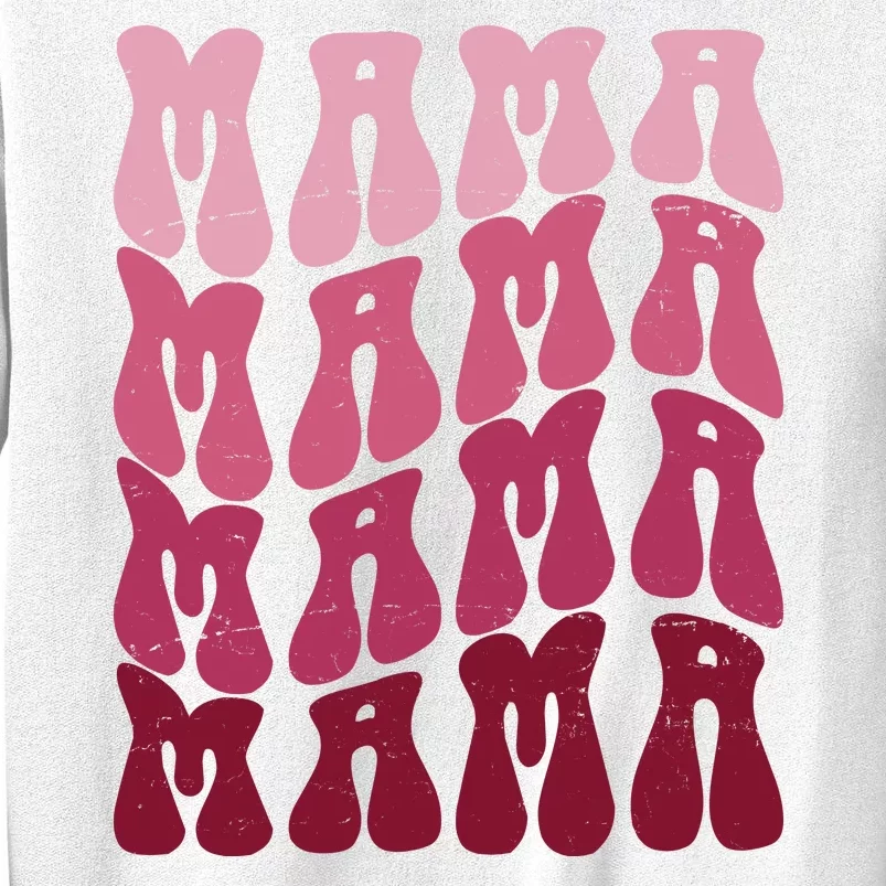 Mama Pink Hippie Retro Sweatshirt