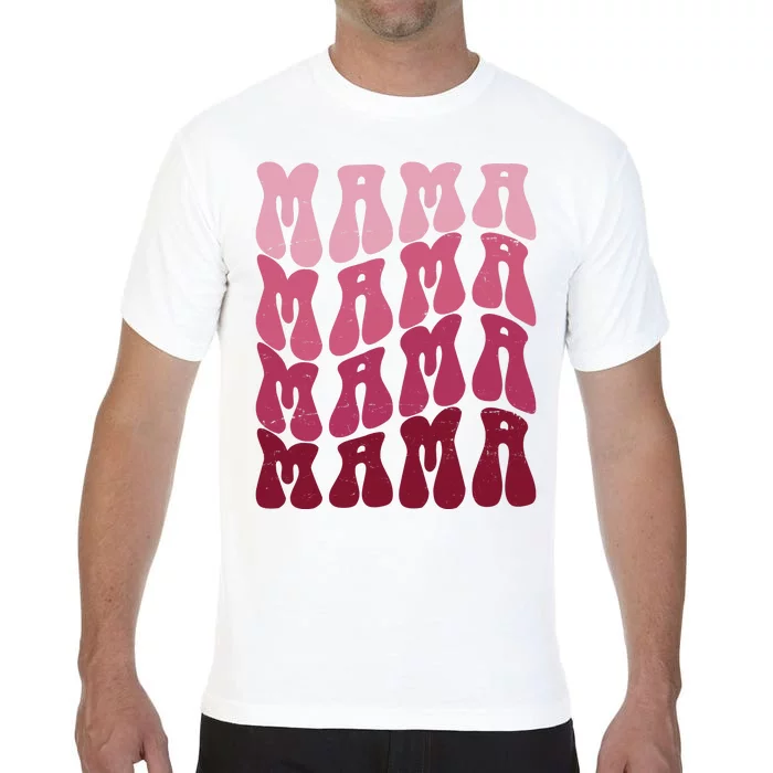 Mama Pink Hippie Retro Comfort Colors T-Shirt