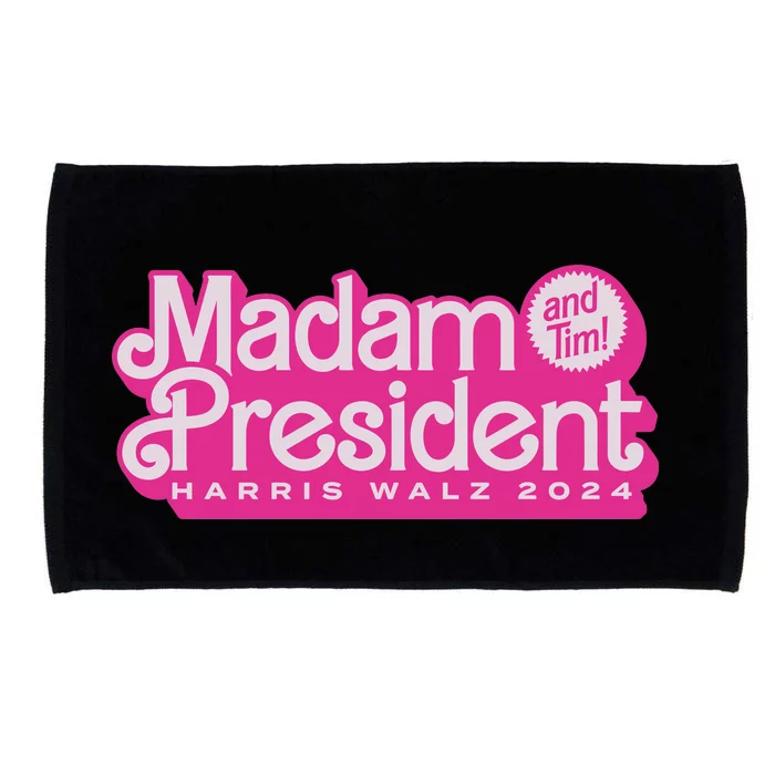 Madam President Harris Walz 2024 Microfiber Hand Towel