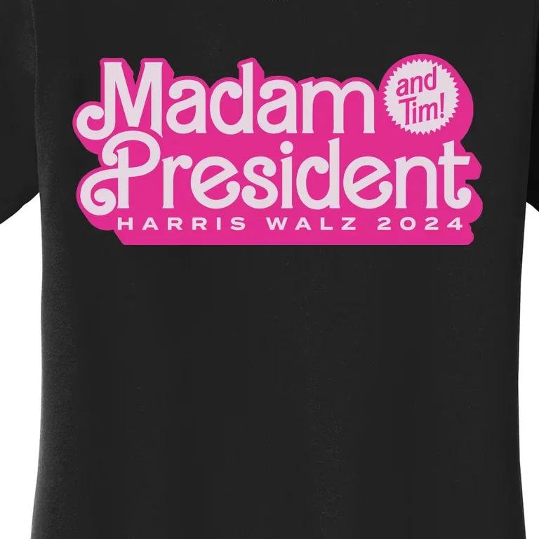 Madam President Harris Walz 2024 Women's T-Shirt