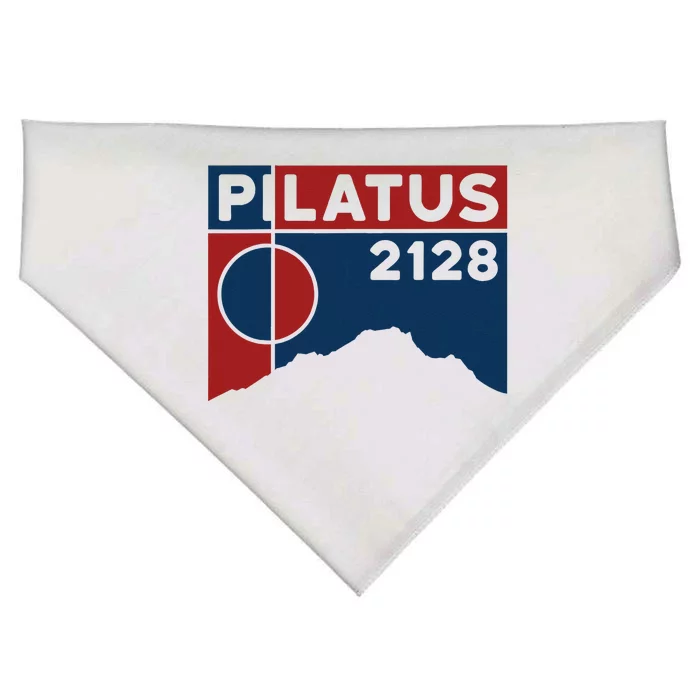 Mount Pilatus Hike Luzern Swiss Hiking Gifts USA-Made Doggie Bandana