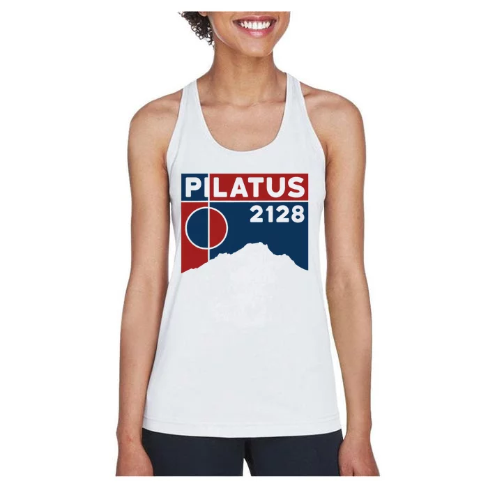 Mount Pilatus Hike Luzern Swiss Hiking Gifts Women's Racerback Tank