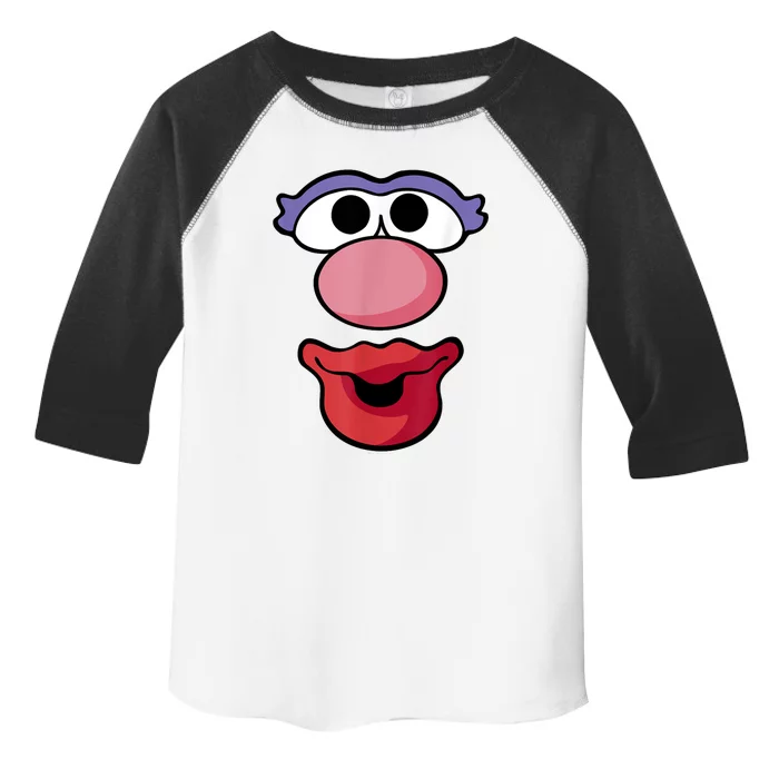 Mr. Potato Head Halloween Mrs. Potato Head Big Face Toddler Fine Jersey T-Shirt