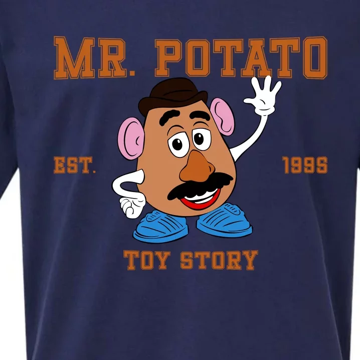 Mr Potato Head Est 1995 Toy Head Thanksgiving Matching With Her Sueded Cloud Jersey T-Shirt