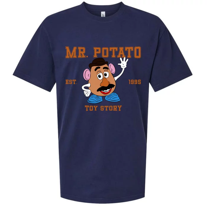 Mr Potato Head Est 1995 Toy Head Thanksgiving Matching With Her Sueded Cloud Jersey T-Shirt