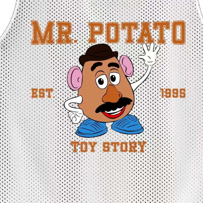 Mr Potato Head Est 1995 Toy Head Thanksgiving Matching With Her Mesh Reversible Basketball Jersey Tank