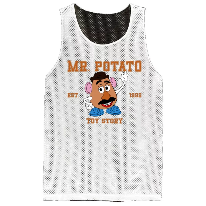 Mr Potato Head Est 1995 Toy Head Thanksgiving Matching With Her Mesh Reversible Basketball Jersey Tank