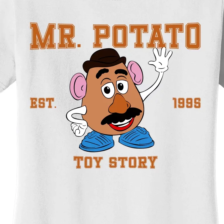 Mr Potato Head Est 1995 Toy Head Thanksgiving Matching With Her Women's T-Shirt