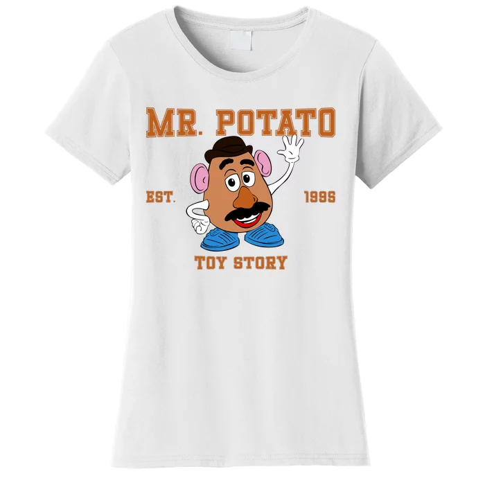 Mr Potato Head Est 1995 Toy Head Thanksgiving Matching With Her Women's T-Shirt