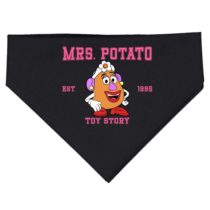 Mrs Potato Head Est 1995 Toy Head Thanksgiving Matching With Him USA-Made Doggie Bandana