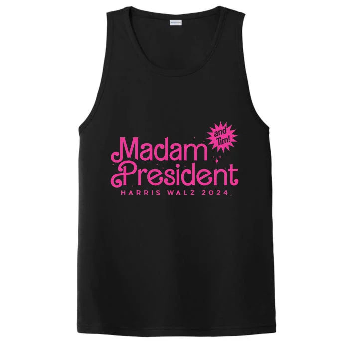 Madam President Harris Walz 2024 Performance Tank