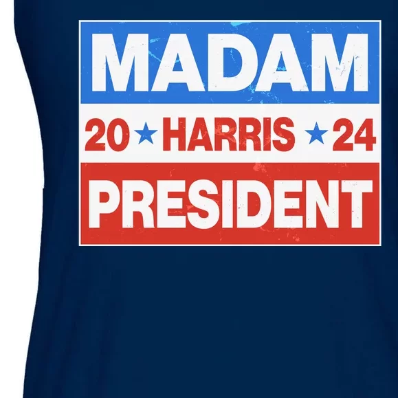 Madam President Harris Vote Kamala Harris 2024 Election Ladies Essential Flowy Tank