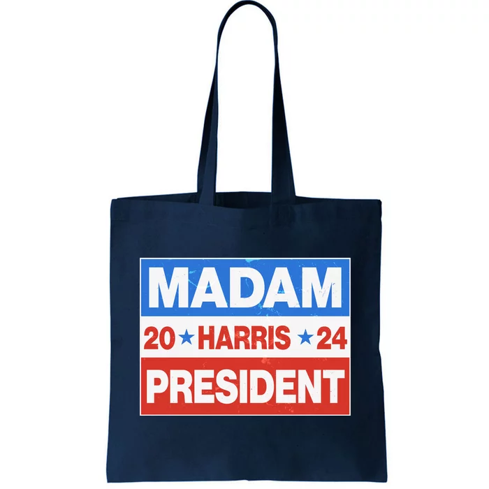 Madam President Harris Vote Kamala Harris 2024 Election Tote Bag