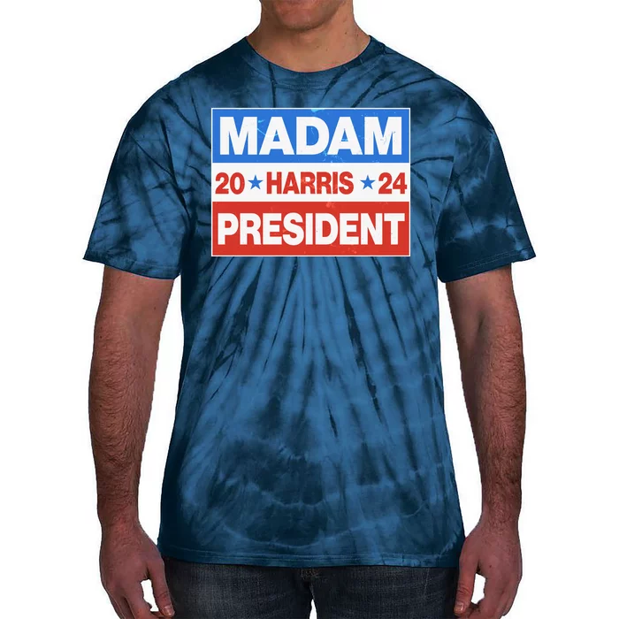 Madam President Harris Vote Kamala Harris 2024 Election Tie-Dye T-Shirt