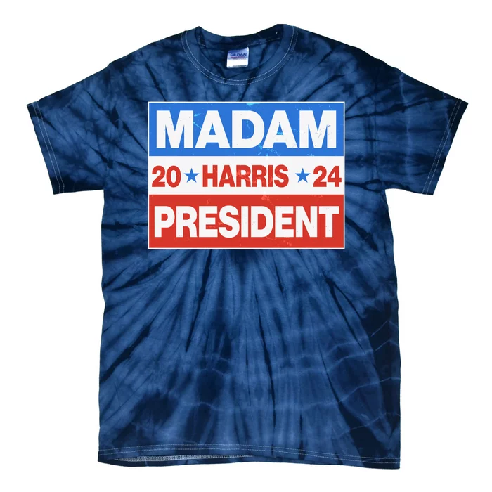 Madam President Harris Vote Kamala Harris 2024 Election Tie-Dye T-Shirt