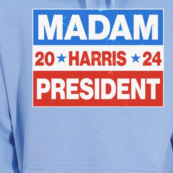 Madam President Harris Vote Kamala Harris 2024 Election Unisex Surf Hoodie