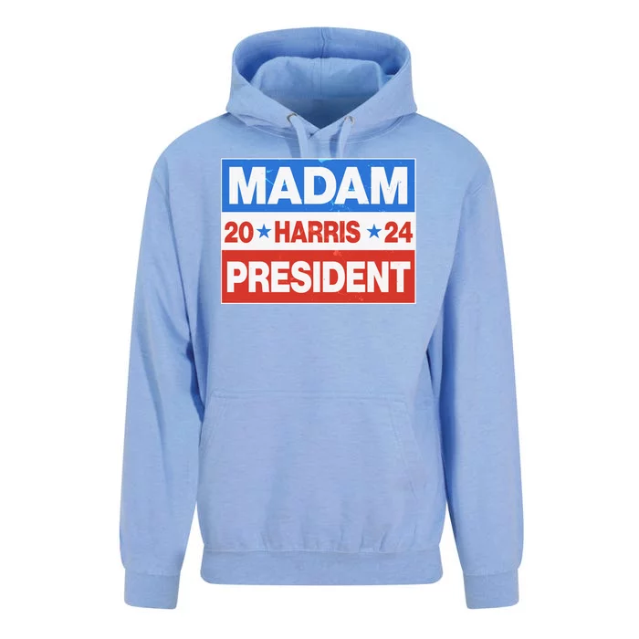 Madam President Harris Vote Kamala Harris 2024 Election Unisex Surf Hoodie