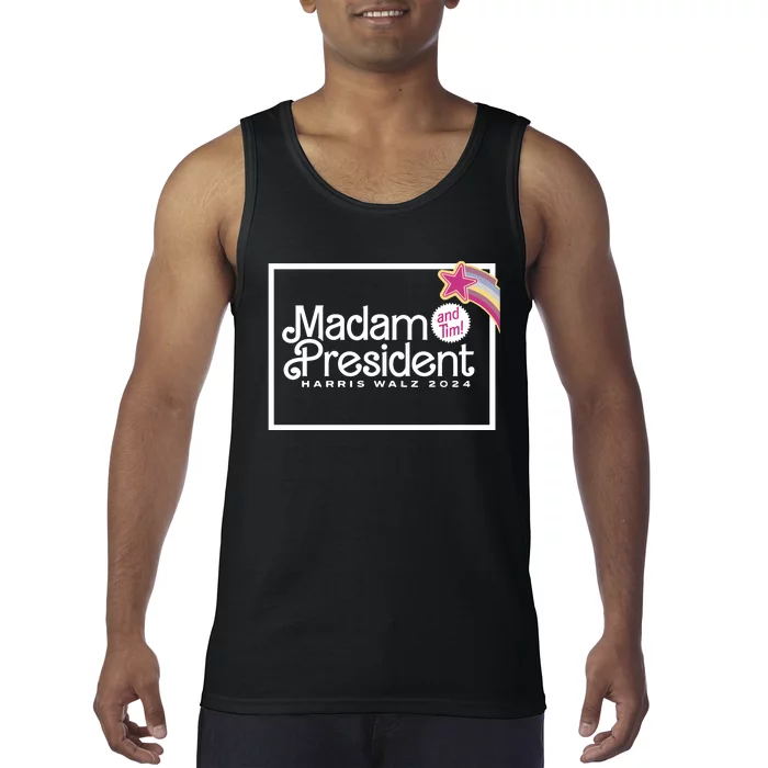 Madam President Harris Walz 2024 And Tim Tank Top