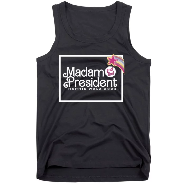 Madam President Harris Walz 2024 And Tim Tank Top