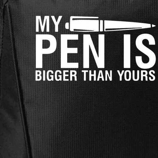 My Pen Is Bigger Than Yours City Backpack