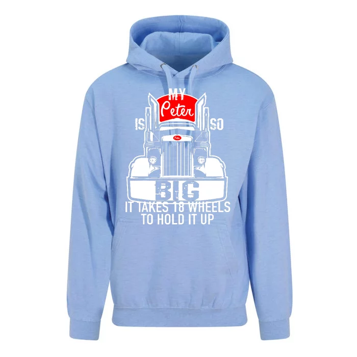 My Peter Is So Big Truck Driver Unisex Surf Hoodie