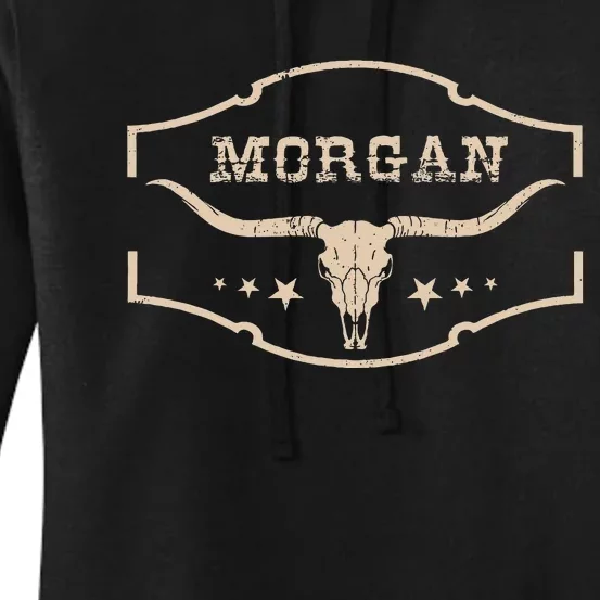 Morgan Personalized I Love Morgan Women's Pullover Hoodie