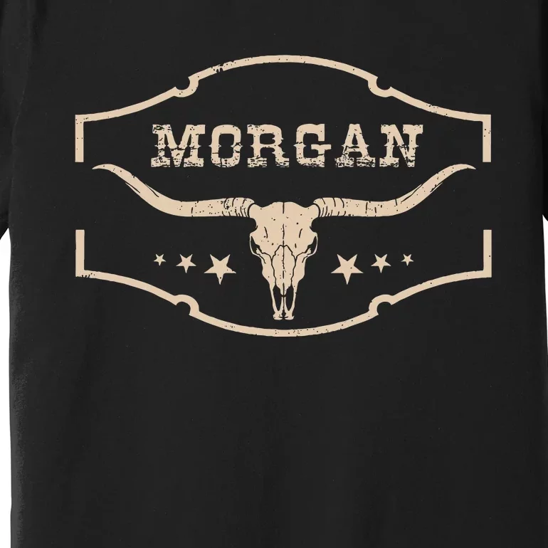 Morgan Personalized I Love Morgan Premium T-Shirt