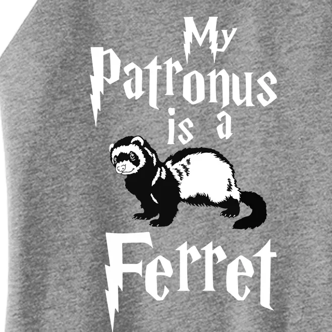 My Patronus Is Ferret Funny Gift Tee Women Men Women’s Perfect Tri Rocker Tank