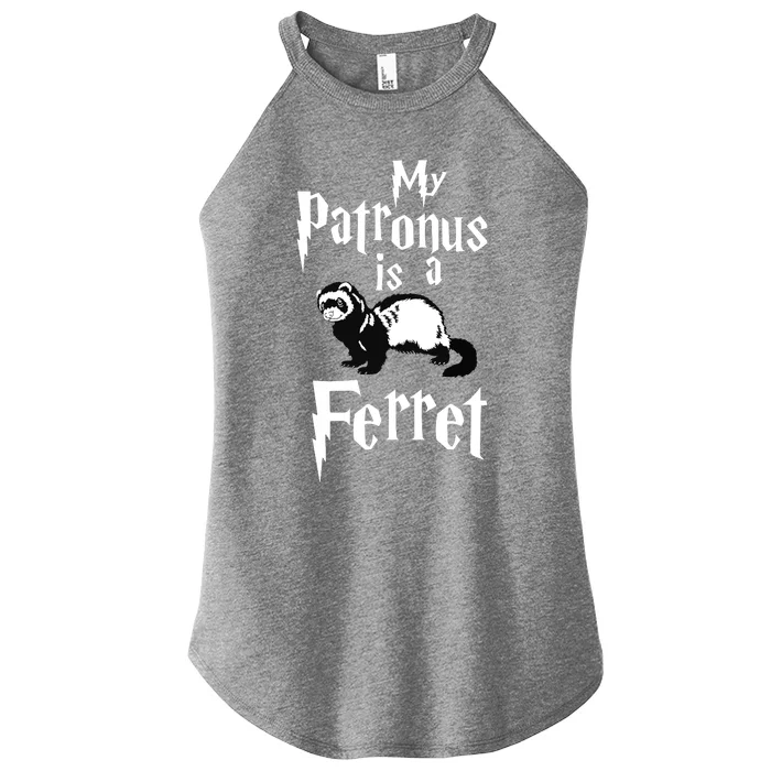 My Patronus Is Ferret Funny Gift Tee Women Men Women’s Perfect Tri Rocker Tank