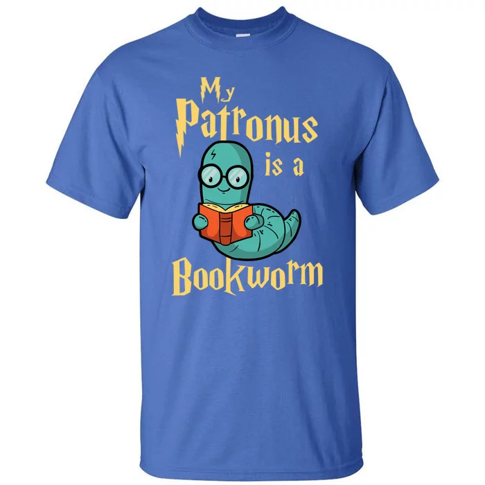 My Patronus Is A Bookworm Gift Funny Book Lover Gift And Reading Great Gift Tall T-Shirt