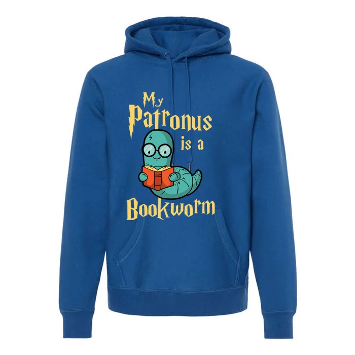 My Patronus Is A Bookworm Gift Funny Book Lover Gift And Reading Great Gift Premium Hoodie