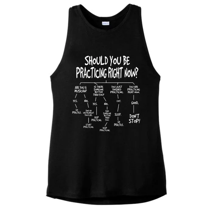 Music Practice Instrument Algorithm Funny Christmas Gift Ladies Tri-Blend Wicking Tank