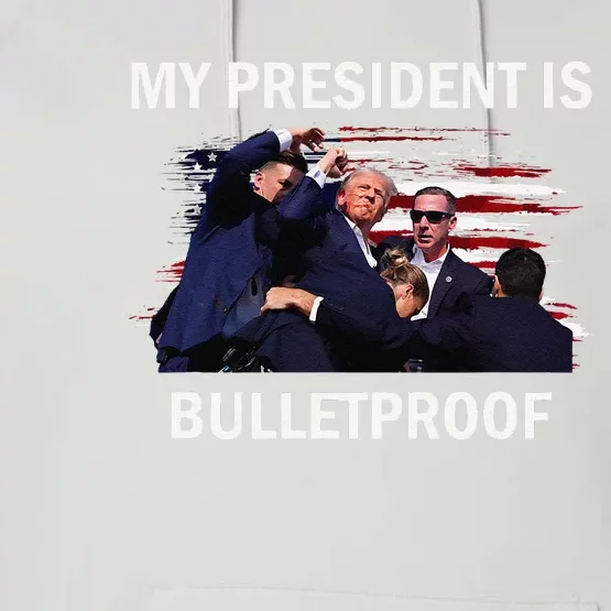 My President Is Bulletproof Performance Fleece Hoodie