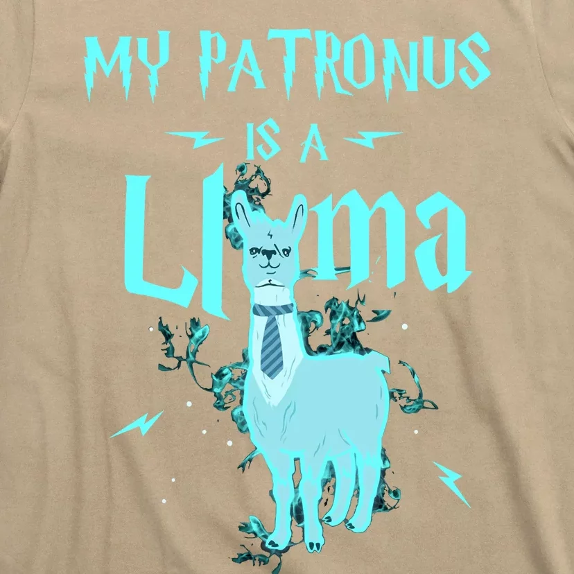 My Patronus Is A Llama No Prob Magic Christmas T-Shirt